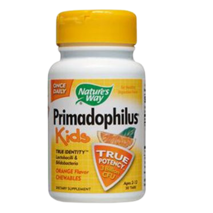 Primadophilus® Kids - Orange Flavor, 30 Chewables