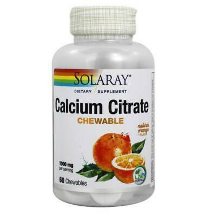 Chewable Calcium Citrate Orange 1000mg