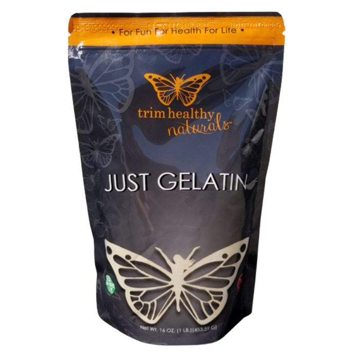 THM Just Gelatin - 100% Beef Gelatin, 1 lb.