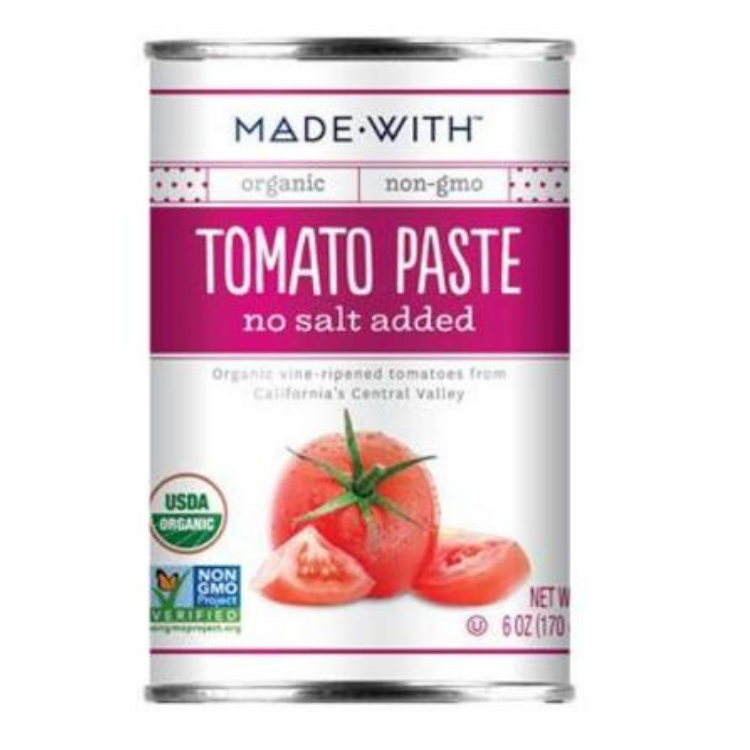 Tomato Paste No Salt Added, 6 oz. — Natures Warehouse