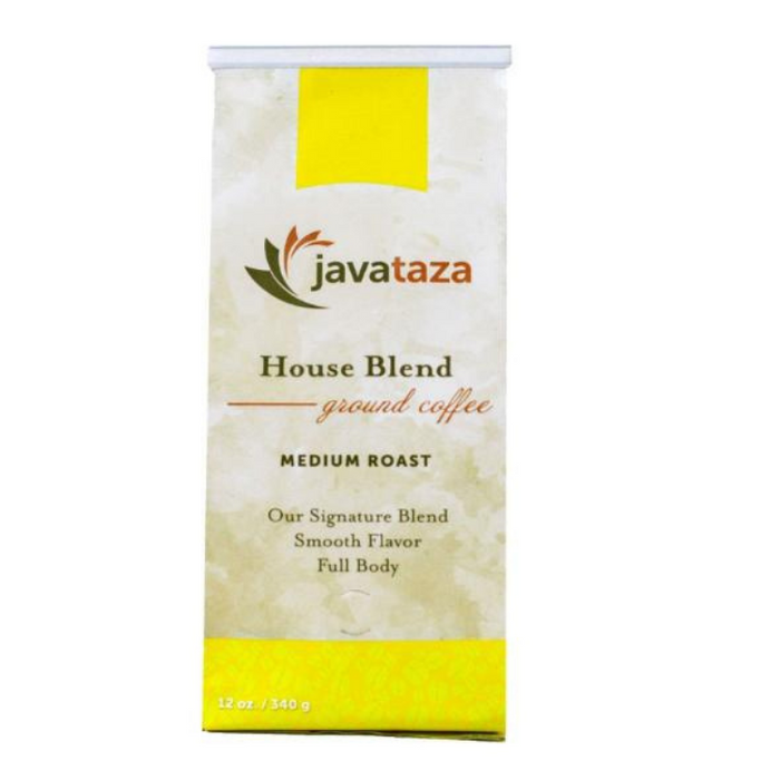 Javataza House Blend- Ground, 12 oz