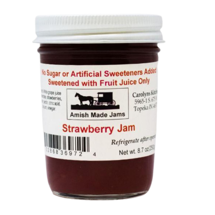 Sugar Free, Strawberry Jam, 8 oz