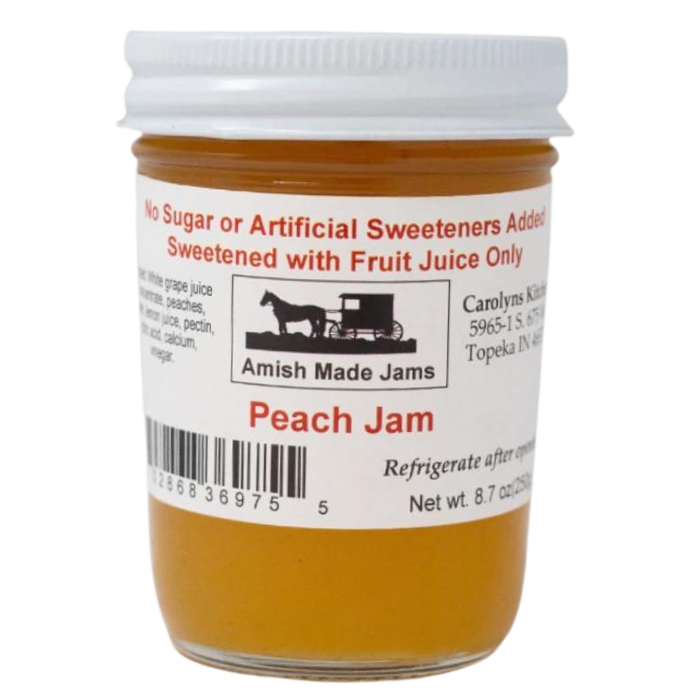 Sugar Free, Peach Jam, 8 oz