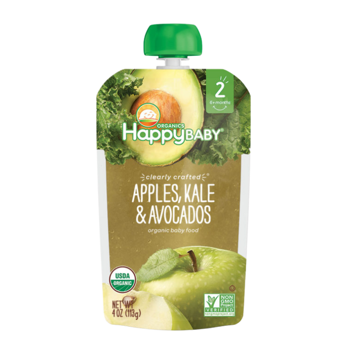 Happy Baby Apple, Kale & Avocado 4 oz