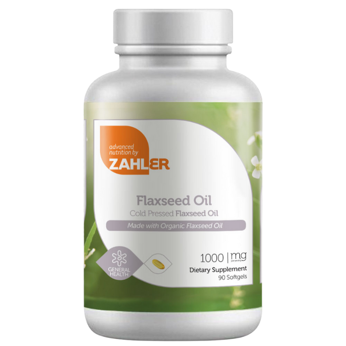 Zahler Flax Seed Oil 1000 mg, 90 sg