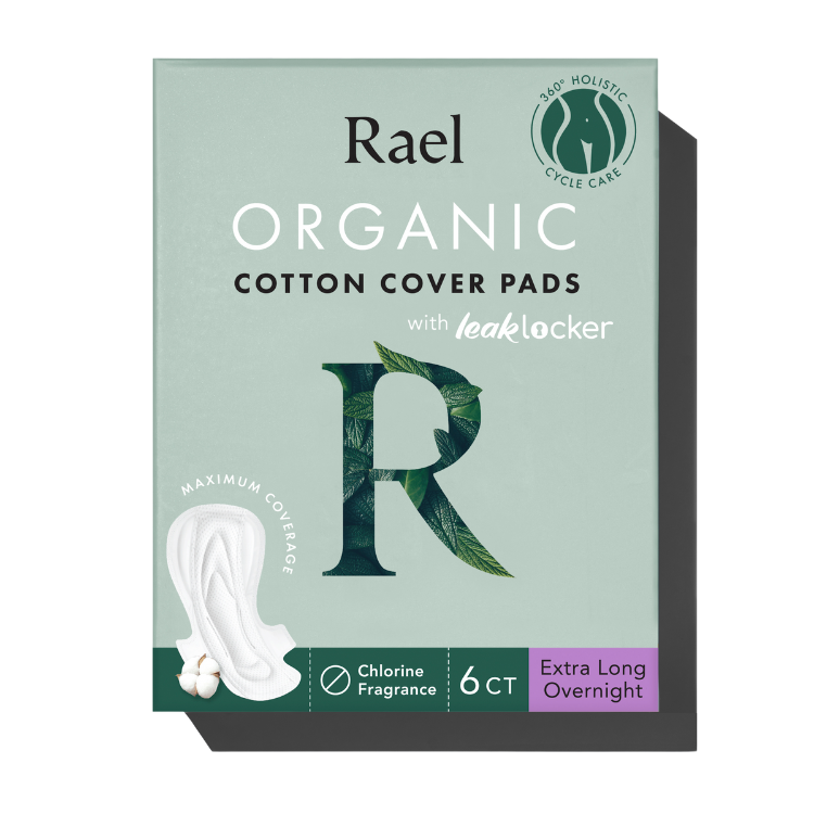 Organic Cotton PadsExtra Long Overnight 6 ct — Natures Warehouse