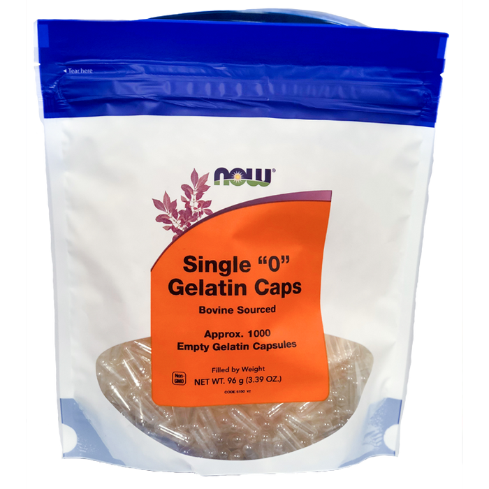 Gelatin Capsules "0" - 1000 Empty Capsules